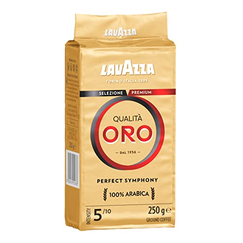 Lavazza Qualità Oro, gemahlener Bohnenkaffee, 250g Packung Lavazza Qualità Oro, gemahlener Bohnenkaffee, 250g Packung von Lavazza
