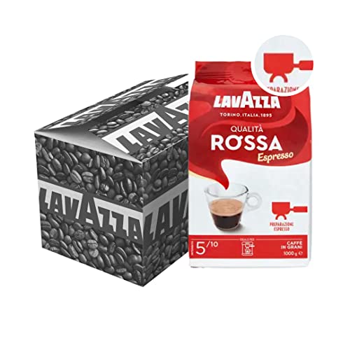 Lavazza Qualita Rossa Kaffee-Bohnen, 1 kg, 6 von Lavazza