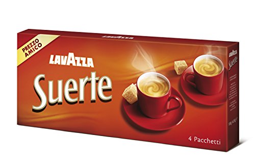 Lavazza SUERTE 4 x 250g (= 1kg) Espresso gemahlen von Lavazza