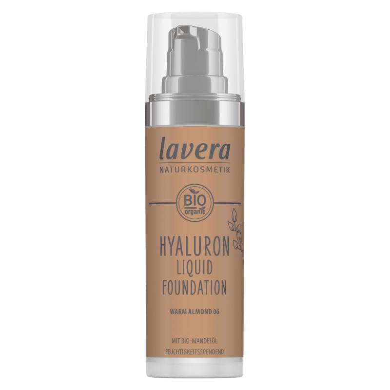 Hyaluron Liquid Foundation, Warm Almond 06 von Lavera