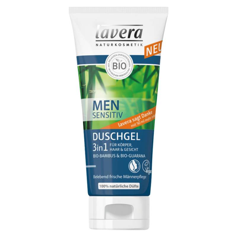 Men sensitiv 3 in 1 Duschgel von Lavera