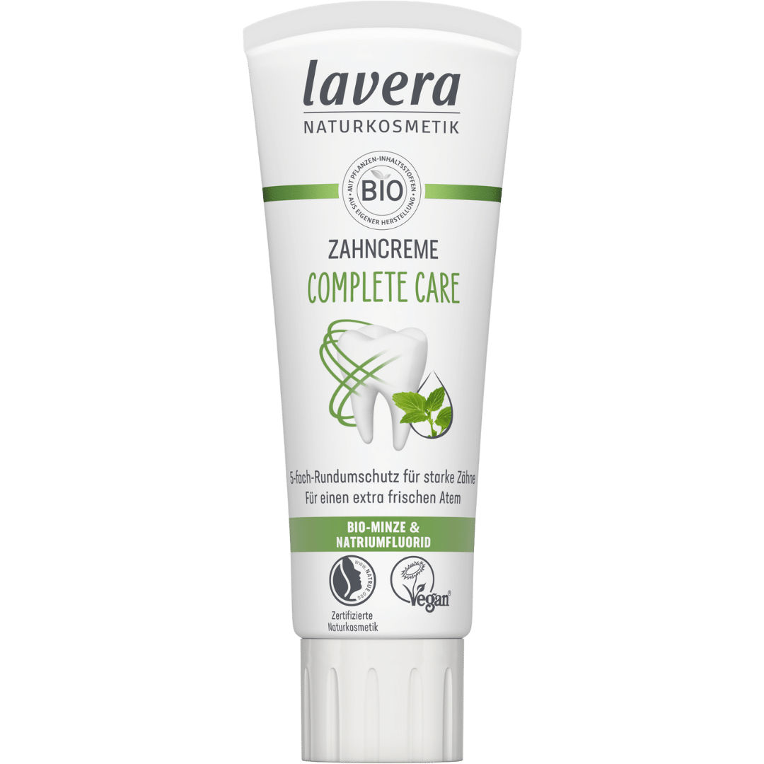 Zahncreme Complete Care mit Fluorid von Lavera