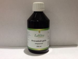 Avocadoöl grün kaltgepresst -250ml- von Lavita