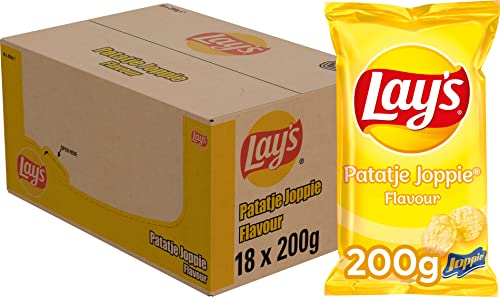 Lay's Chips Patatje Joppie, Doos 18 stuks x 200 g Lay's Chips Patatje Joppie, Doos 18 stuks x 200 g von Lay's