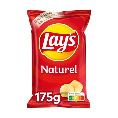 Lay's Natürliche Chips - 8 Beutel x 175 Gramm von Lay's