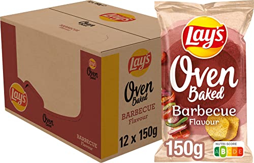 Lay's Oven Baked Chips Barbecue, Doos 12 stuks x 150 g von Lay's