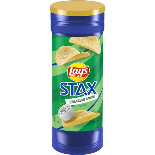 Lay's Stax Sour Cream & Onion Potato Crisps 5.5 oz von Lay's