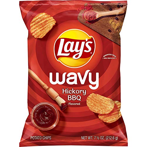 Lay's Wavy Hickory Barbecue Flavored Potato Chips - 7.75oz Lay's Wavy Hickory Barbecue Flavored Potato Chips - 7.75oz von Lay's