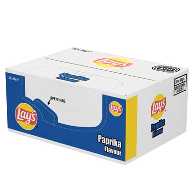 Lays Chips Paprika 20 x 40 g kleine tüten paprika chips Lays Chips Paprika 20 x 40 g kleine tüten paprika chips von Lay's