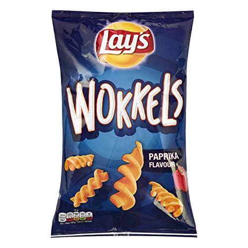 Lays WOKKELS Paprika Chips 100 g I Aus den Niederlanden von Lay's