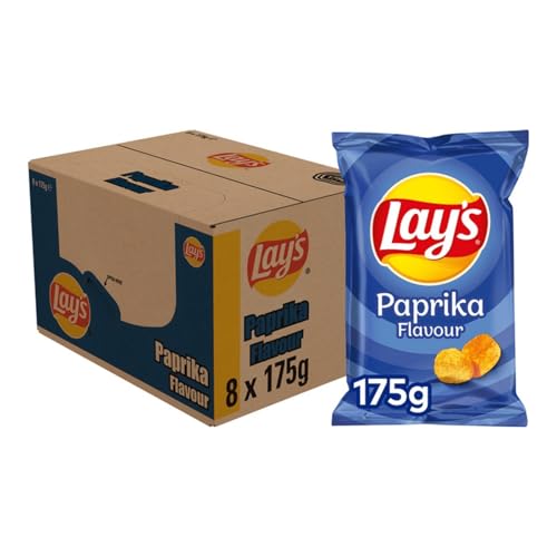 Lay's Paprika, 8er Pack (8 x 175 g) von Lay's