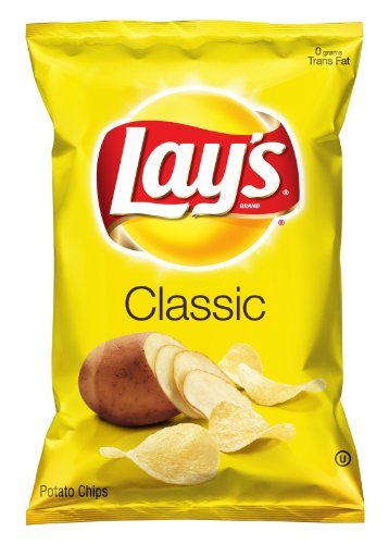 Lay's Potato Chips, Classic, 10 Ounce (Pack of 4) by Lay's von Lay's