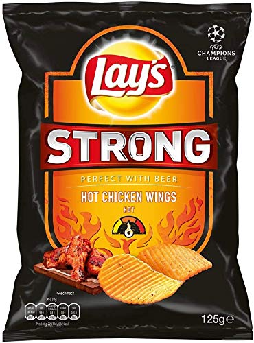 Lay´s Strong Hot Chicken Wings, 5er Pack, (5 x 125g) von Lay's