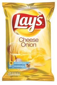 Lay's chips cheese onion 40 gr | 20x | Gesamtgewicht 800 gr von Lay's