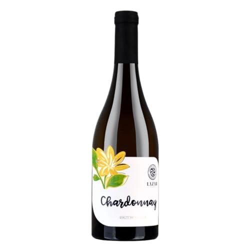Chardonnay 2022 Lazar Winery - Edler trockener Weißwein aus Mazedonien, Vollmundig & Aromatisch, 13,5% Vol., Perfekt zu Geflügel und Fisch, 750ml von Lazar Winery