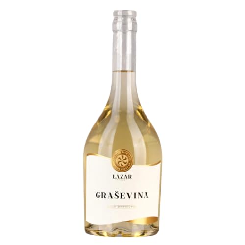 Grasevina 2022 Lazar Winery - Trockener Weißwein aus Mazedonien, Frisch & Fruchtig, 12,5% Vol., Ideal zu Salaten und Meeresfrüchten, 750ml von Lazar Winery