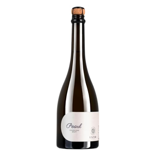 Pearl Sparkling Brut 2022 Lazar Winery - Erlesener Chardonnay Schaumwein aus Mazedonien, 12% Vol. - Trocken, Fruchtig, und Prickelnd, Ideal zu Frittiertem und Fisch, 0,75L von Lazar Winery