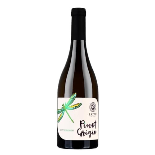 Pinot Grigio 2021 Lazar Winery - Trockener Weißwein aus Mazedonien, Aromatisch & Ausgewogen, 13% Vol., Ideal zu Fisch und Meeresfrüchten, 750ml von Lazar Winery