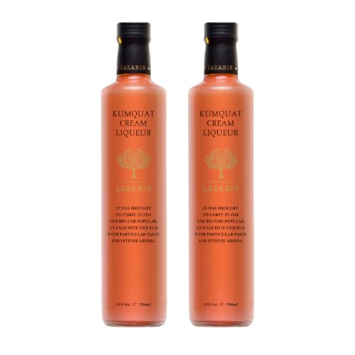 Kumquat Cream Likör 15% Vol. 2 x 700 ml Flasche* Kumquat Cream Likör 15% Vol. 2 x 700 ml Flasche* von Lazaris