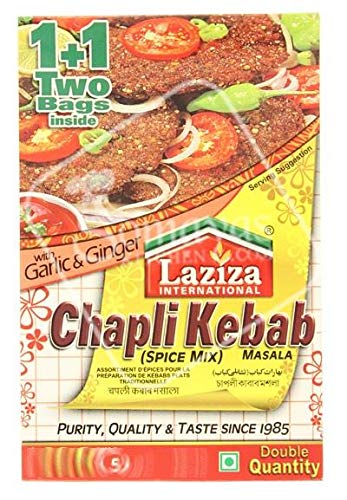 Laziza International Chapli Kebab, 100 g, 3 Stück von Laziza