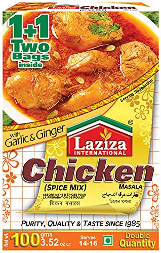 Laziza Chicken Masala, 6er Pack (6 x 100 g) von Laziza