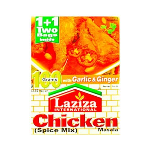 Laziza Huhn Masala mit Knoblauch und Ingwer, 100 g Laziza Huhn Masala mit Knoblauch und Ingwer, 100 g von Laziza