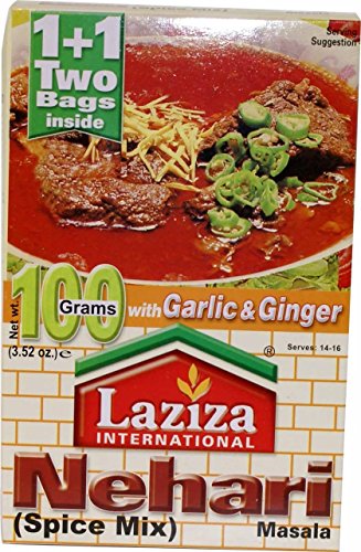 Laziza Nehari Masala Knoblauch- und Ingwer-Mischung, 100 g Laziza Nehari Masala Knoblauch- und Ingwer-Mischung, 100 g von Laziza