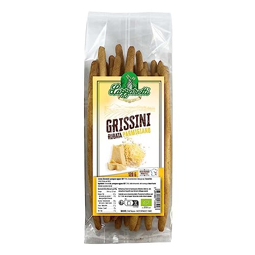 Lazzaretti Grissini, Rubata Parmigiano, 120g (4) von Lazzaretti