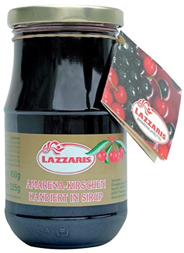 Lazzaris - Amarena-Kirschen kandiert in Sirup - 225g/640g von Lazzaris