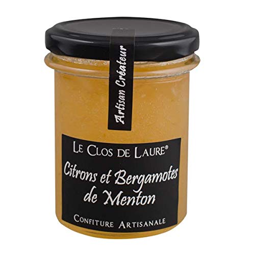 Le Clos de Laure, Zitronenmarmelade und Bergamotte von der Côte d'Azur, aus Frankreich, 220g von Le Clos de Laure