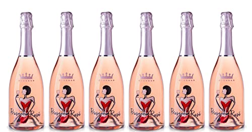 6x 0,75l - Le Contesse - Prosecco Rosé - Spumante - brut - Prosecco D.O.P. - Veneto - Italien - Rosé-Schaumwein trocken von Le Contesse