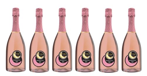 6x 0,75l - Luna d'Or - Cuvée Spumante - Rosato - extra dry - Veneto I.G.P. - Italien - Rosé-Schaumwein trocken von Le Contesse
