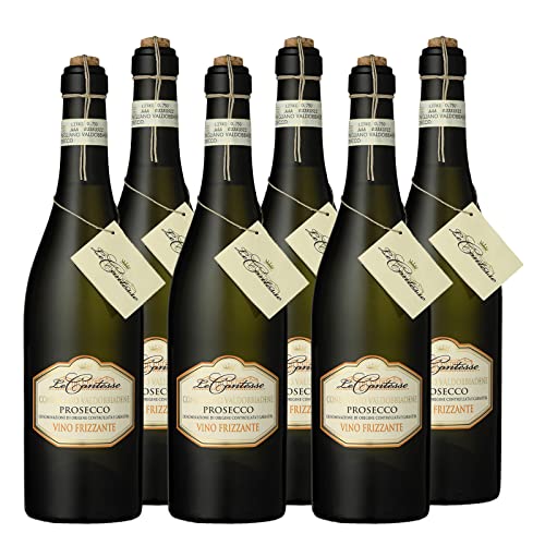 Prosecco Frizzante Valdobb. DOCG "Le Contesse" Perlwein Venetien trocken (6 x 0.75l) von Le Contesse