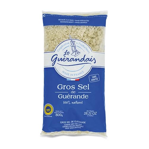 Gros Sel de Guérande – 800g Meersalz grob - französisches, unraffiniertes grobes Salz auch für Salzmühle geeignet Gros Sel de Guérande – 800g Meersalz grob - französisches, unraffiniertes grobes Salz auch für Salzmühle geeignet von Le Guérandais
