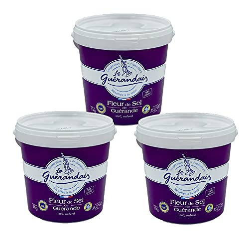 Le Guéandais Salz für Gangande, 3 Stück, Eimer 1 kg Le Guéandais Salz für Gangande, 3 Stück, Eimer 1 kg von Le Guérandais