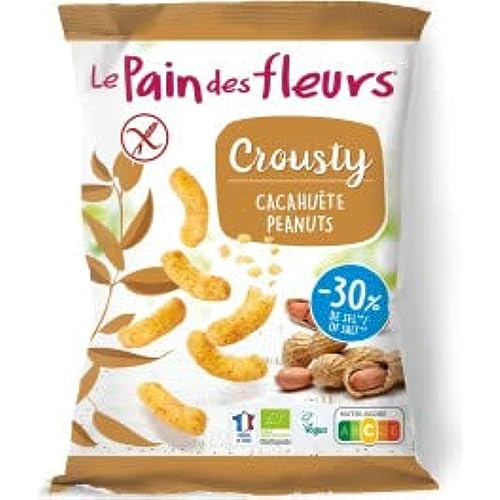 Blumenbrot Crousty - Flips aus Erdnüssen 75g von Le Pain des Fleurs