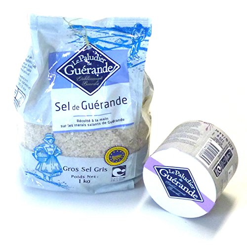 Meersalz 1 kg und Fleur de Sel 125g Meersalz LE PALUDIER de Guérande Salz Meersalz 1 kg und Fleur de Sel 125g Meersalz LE PALUDIER de Guérande Salz von Le Paludier