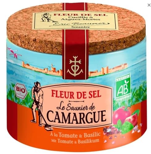 Le Saunier De Camargue BIO Fleur De Sel Tomate Basilikum (0.12 kg) von Le Saunier De Camargue