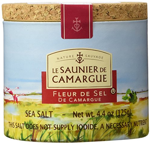 Le Saunier De Camargue Fleur De Sel Sea Salt, 4.4-Ounce Canisters (Pack of 3) von Le Saunier De Camargue
