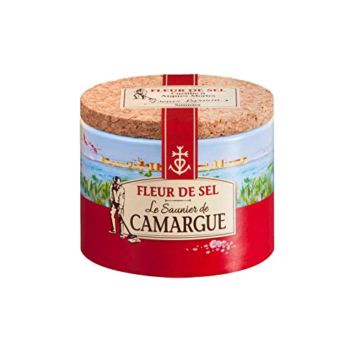 Le Saunier de Camargue Fleur de Sel, Premium Meersalz aus Süd-Frankreich, Ideal als Finishing von Speisen 2er Pack (2 x 125 g) von Le Saunier De Camargue