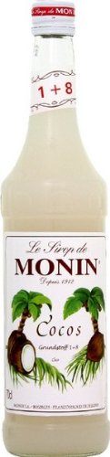 Le Sirop de Monin Cocos Kokosnuss Sirup 1l Flasche von MONIN