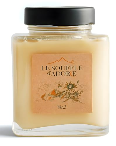 Premium Esparceta-Honig, weiß, cremig, mit mildem Geschmack, 100% natürlich, von Bienen, rein, ohne Zucker, ohne Zusatzstoffe, 500 g | Le Souffle d'Adore von Le Souffle d'Adore