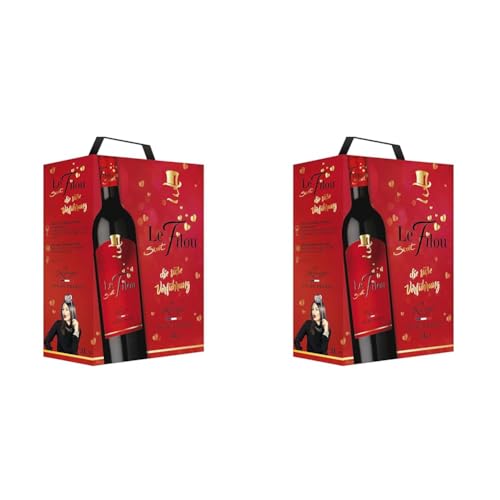 Le Sweet Filou - Süβer und fruchtiger Rotwein aus Frankreich, Bag in Box (1 x 3L) (Packung mit 2) von Le Sweet Filou