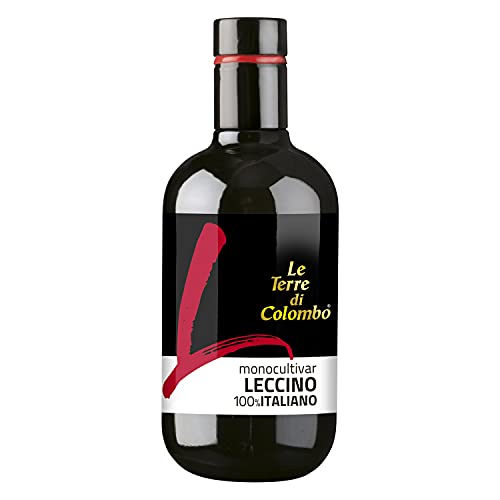 Le Terre di Colombo – 100 % Italienisches Natives Olivenöl extra, Monocultivar Leccino, 500 ml von Le Terre di Colombo