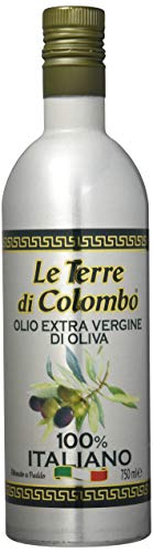 Le Terre di Colombo – 100 % Italienisches Natives Olivenöl Extra, Aluminium-Flasche, 0,75 l von Le Terre di Colombo