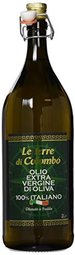 Le Terre di Colombo – 100 % Italienisches Natives Olivenöl Extra, Gerippte Flasche mit Mechanischem Verschluss, 2 l Le Terre di Colombo – 100 % Italienisches Natives Olivenöl Extra, Gerippte Flasche mit Mechanischem Verschluss, 2 l von Le Terre di Colombo
