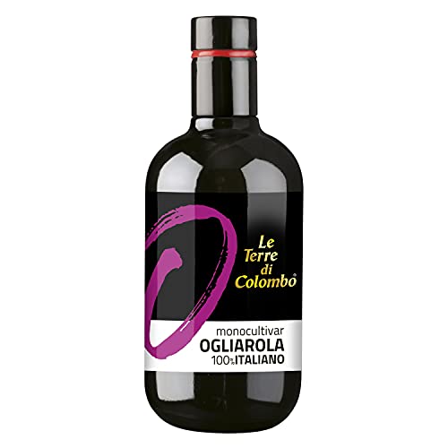 Le Terre di Colombo – 100 % Italienisches Natives Olivenöl extra, Monocultivar Ogliarola, 500 ml von Le Terre di Colombo