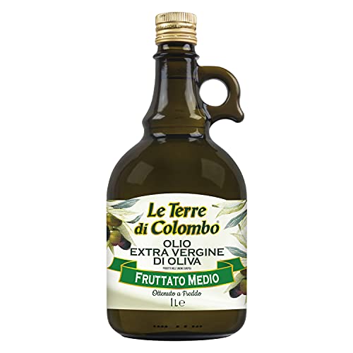 Le Terre di Colombo – Europäisches Natives Olivenöl extra, mittleres Fruchtaroma, 1 L Le Terre di Colombo – Europäisches Natives Olivenöl extra, mittleres Fruchtaroma, 1 L von Le Terre di Colombo
