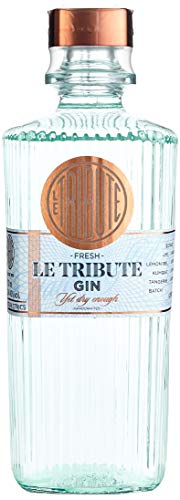 Le Tribute | Gin | 700 ml | Zitrusaromen im Geschmack | Handverlesene & von Hand verarbeitete Botanicals | Frisch & dennoch trocken von LE TRIBUTE GIN