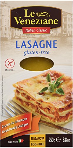 Le Veneziane Gluten Free Lasagne Sheets 250 G 2 Pack von Le Veneziane